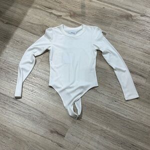 Pistola White Long Sleeve Bodysuit